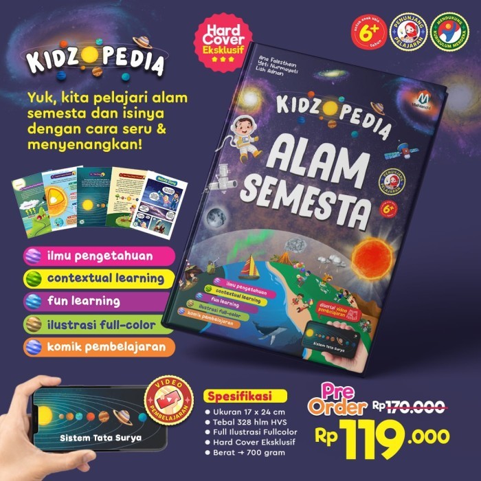 

Buku Ensiklopedia Sains Teknologi Kidzopedia Alam Semesta Ziyad Books