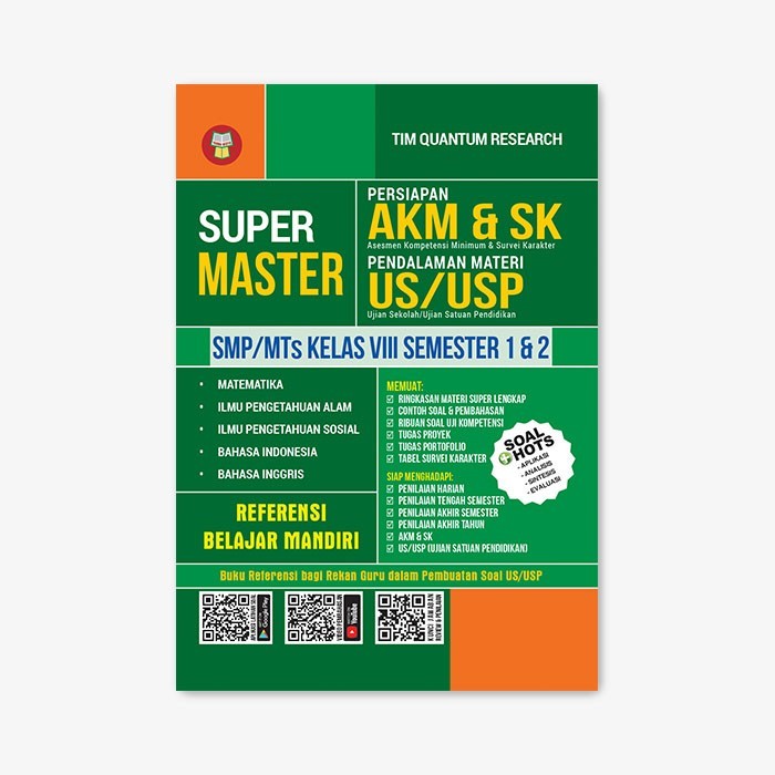 

BUKU SUPER MASTER PERSIAPAN AKM & SK - SMP/MTs KELAS VIII