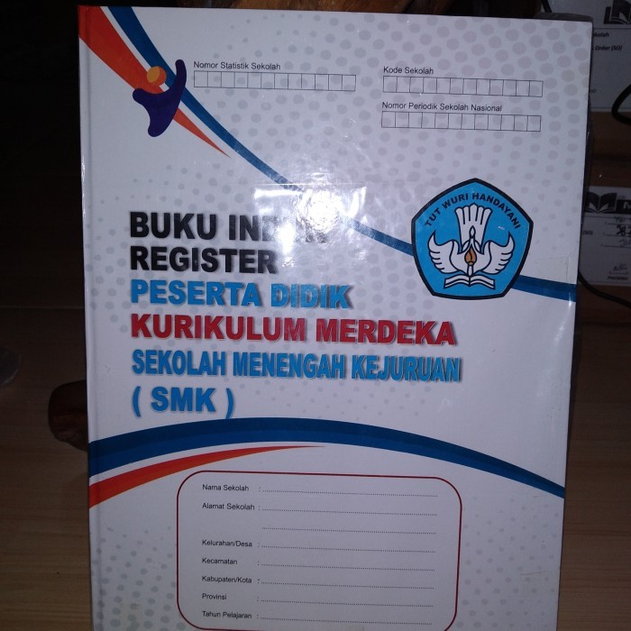 

Buku Induk Register Peserta Didik SMK, Kurikulum merdeka