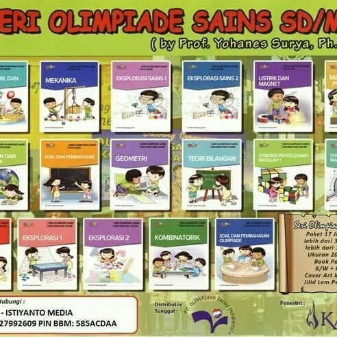 

9 Buku Olimpiade Matematika SD Yohanes Surya