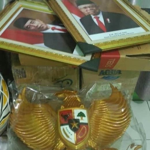 lambang garuda, frame presiden dan wapres DS76