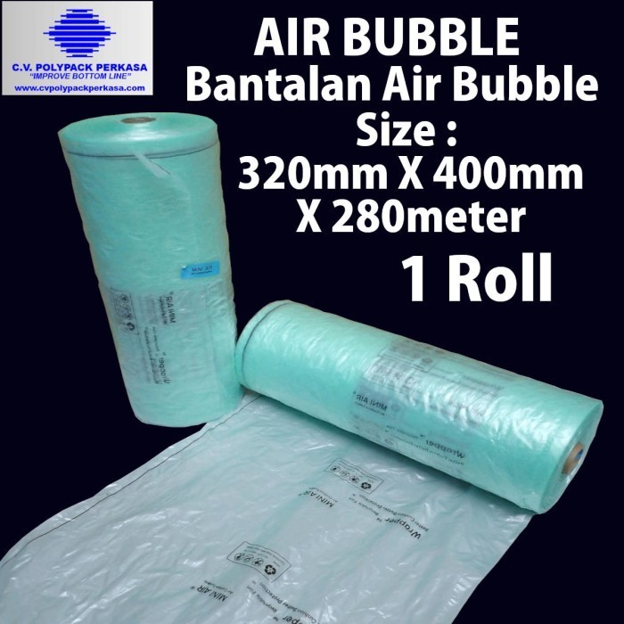 

Bantalan Bubble Wrap/Air Bag Cushion Size 320Mmx400Mmx280Meter 1Roll Terlaris
