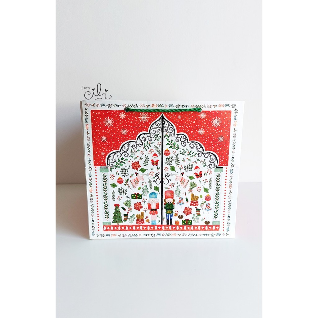 

(Paperbag Chiara27) Paperbag Natal / Merry Christmas 27X27X25 Barangbaru