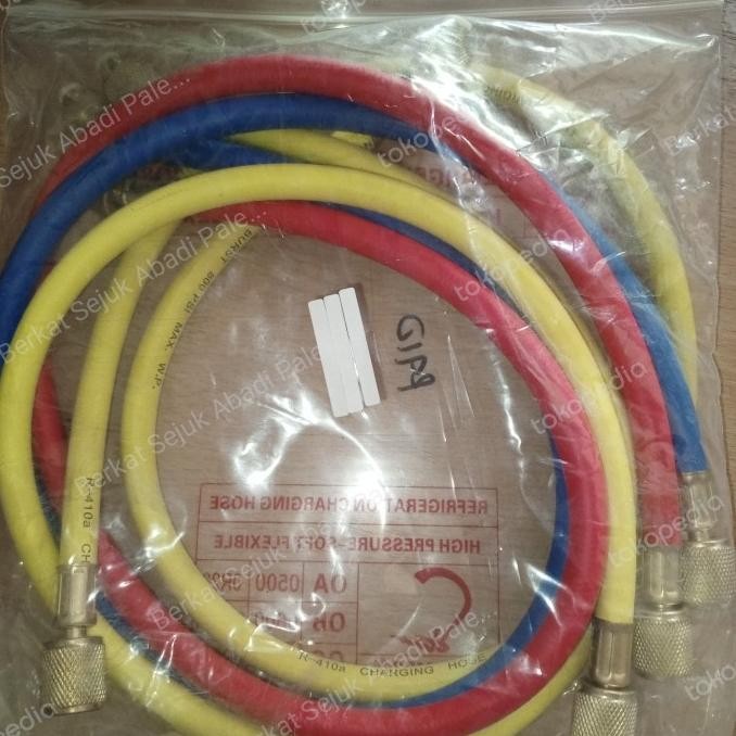 favorit] Selang Manifold R410 R32 Tabung Isi freon AC Kulkas
