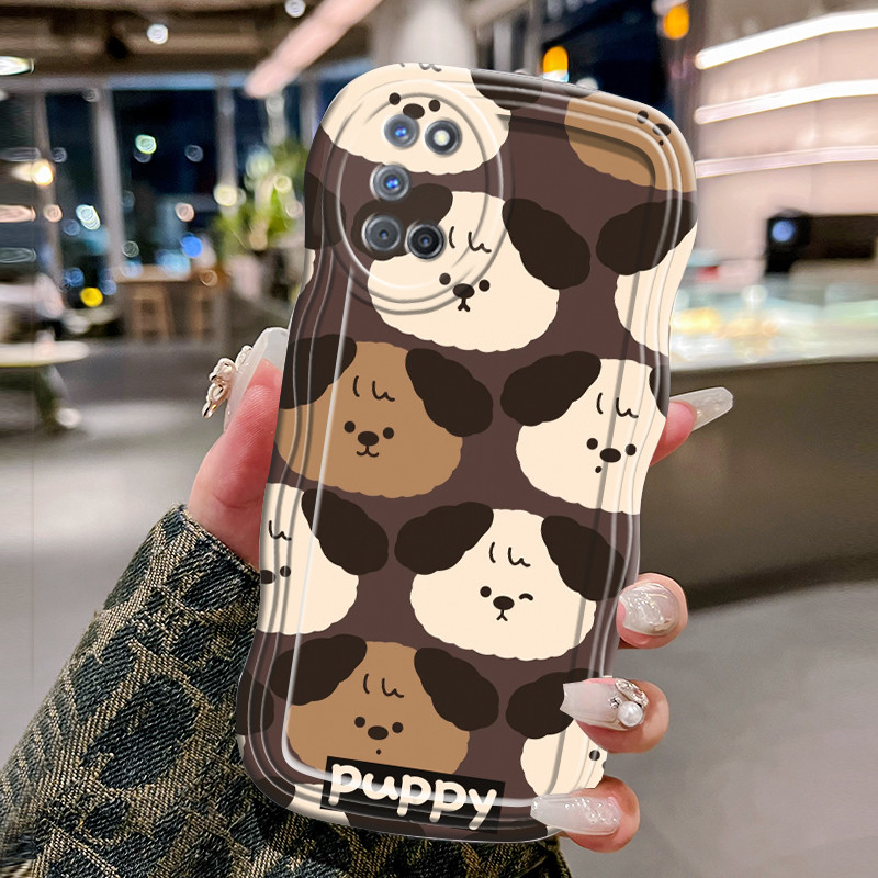 Casing Hp Untuk OPPO A52 A72 A92 Case Casing pelindung silikon HP Kesing sisi gelombang Kucing Sanhu