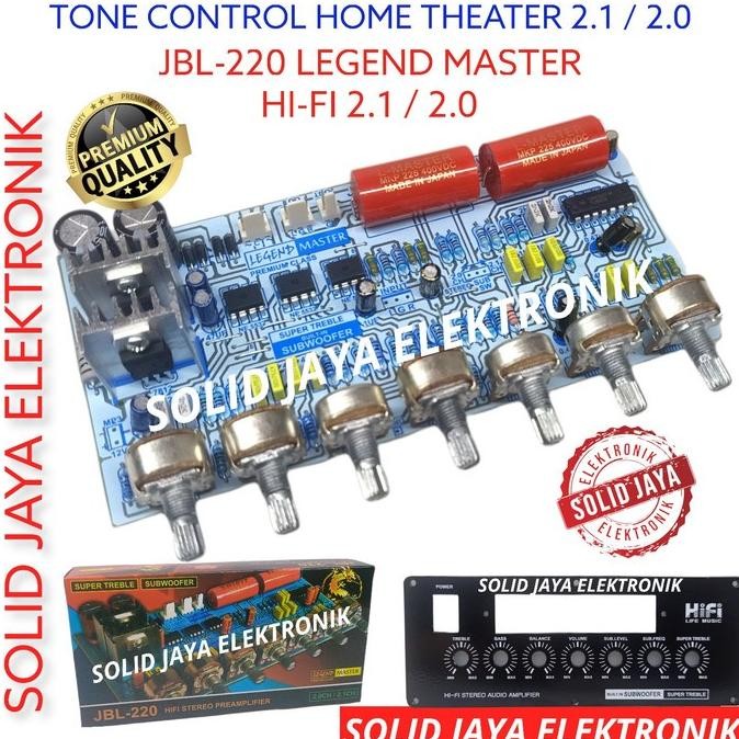 KIT TONE CONTROL STEREO 2.1 2.0 HOME THEATER JBL-220 LEGEND MASTER ORIGINAL DAN TERPERCAYA