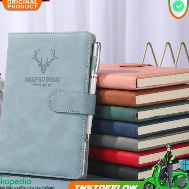 

Buku Agenda Catatan Binder Jurnal Harian Notebook Cover Kulit
