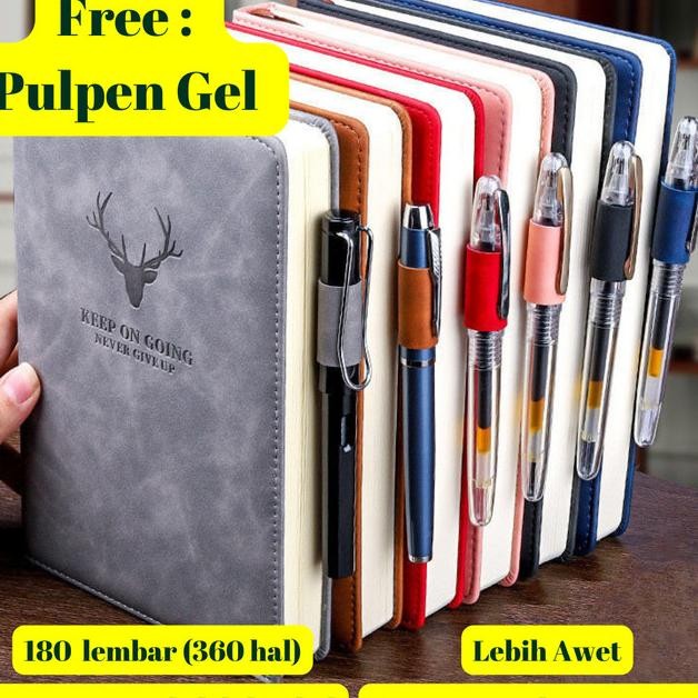 

Buku Agenda Buku Catatan Binder Jurnal Harian Notebook A5 Cover Kulit