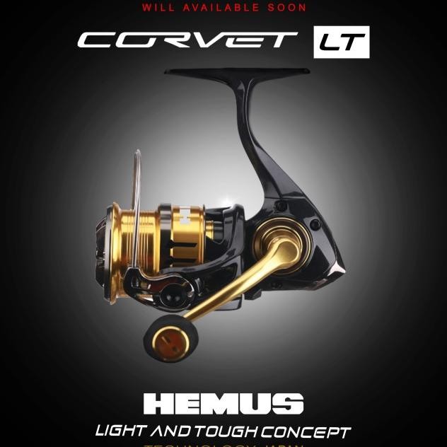 Reel Pancing Hemus Corvet Lt 1000,2000,3000,4000 7+1 Bb