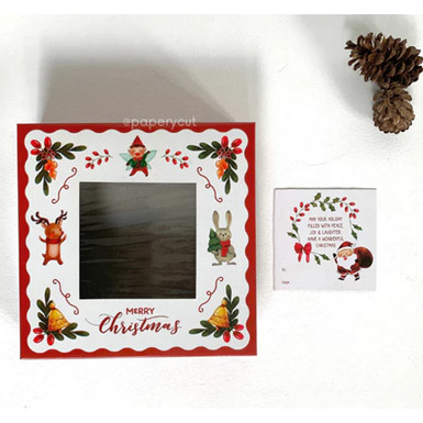 Box Kotak Kue Hampers Natal / Christmas 18 x 18 x 5 cm - ECO