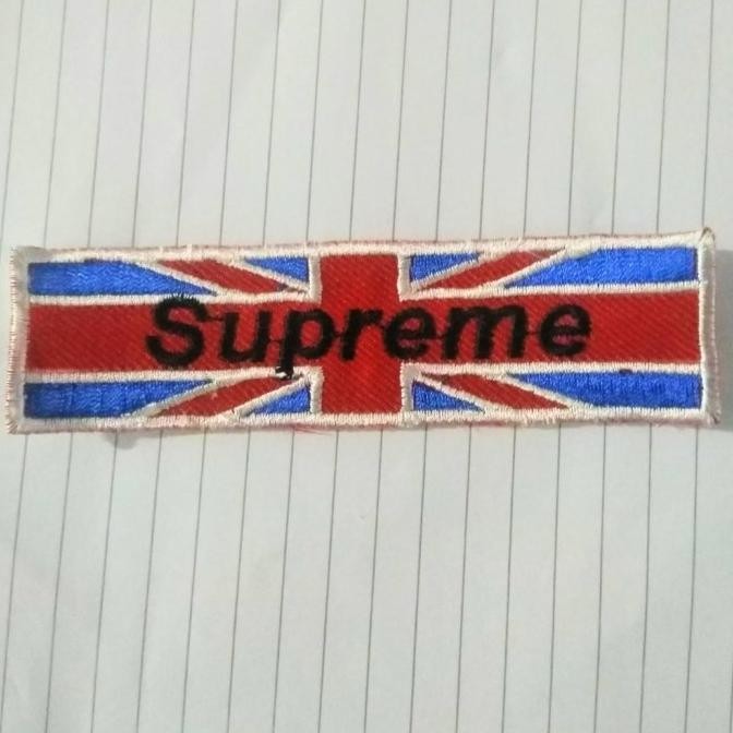 

*****] Patch Bordir Supreme Merah Premium