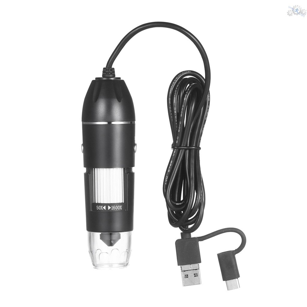 

Mikroskop Zoom Digital USB umbr-Kaca Pembesar dengan Fungsi OTG Kaca Pembesar Lampu LED 8 Pembesaran 1600X dengan Dudukan |QAEhY25b|