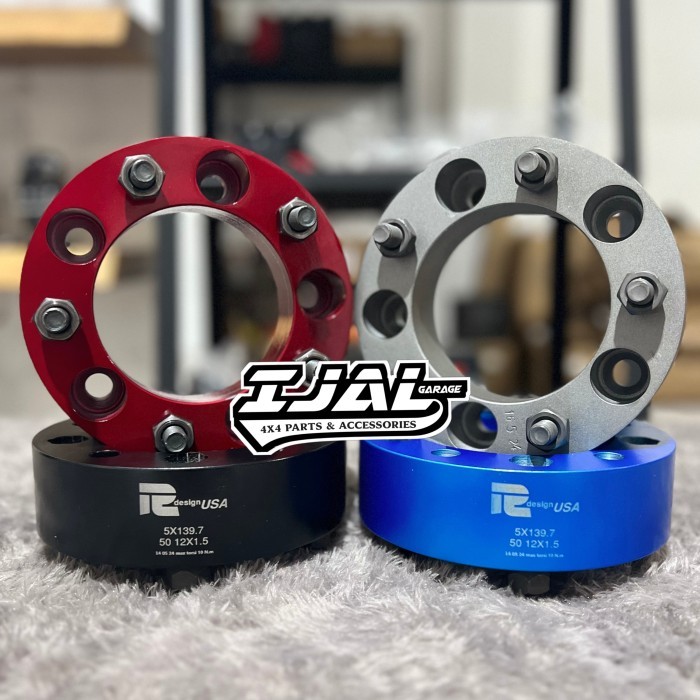 evannew Adaptor spacer Roda 5 cm Lubang baut 5, spacer velg mobil R2
