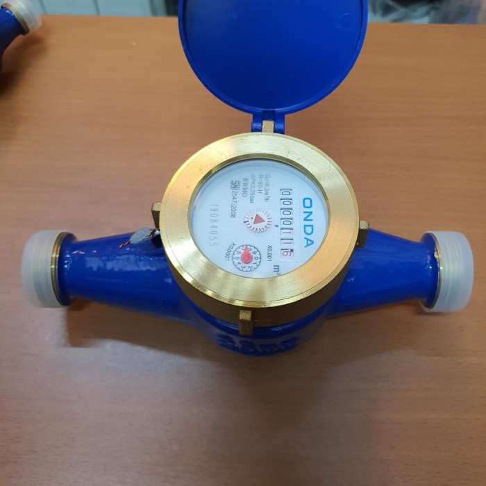 

newgan!! water Meter 1 inch / Meteran Air Brass Onda