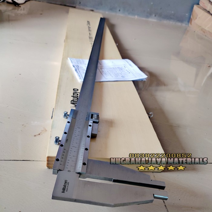 

newgan!! Jangka Sorong Manual 40 Inch MITUTOYO Vernier Caliper 0 - 1000 Mm BEST