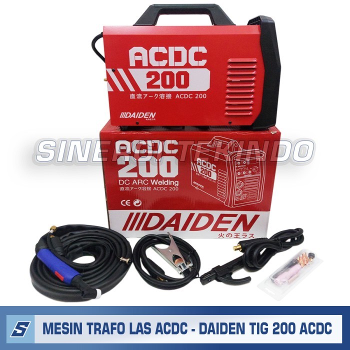 kosnew@ Mesin Las Trafo Las Argon TIG AC/DC - DAIDEN Travo ACDC TIG 200 AC DC