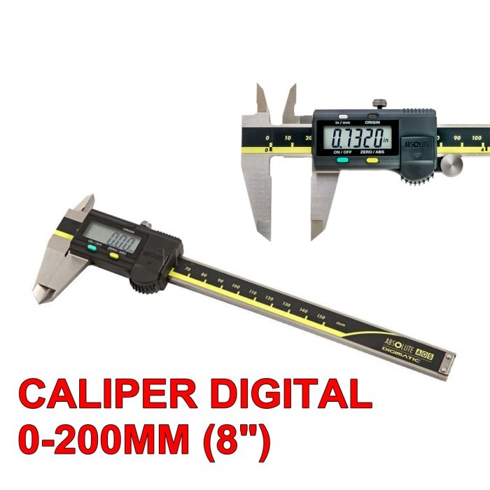

newgan!! Vernier Digital Caliper 200 mm 500-197-30 Sigmat 8 Inch Jangka Sorong 0-200mm