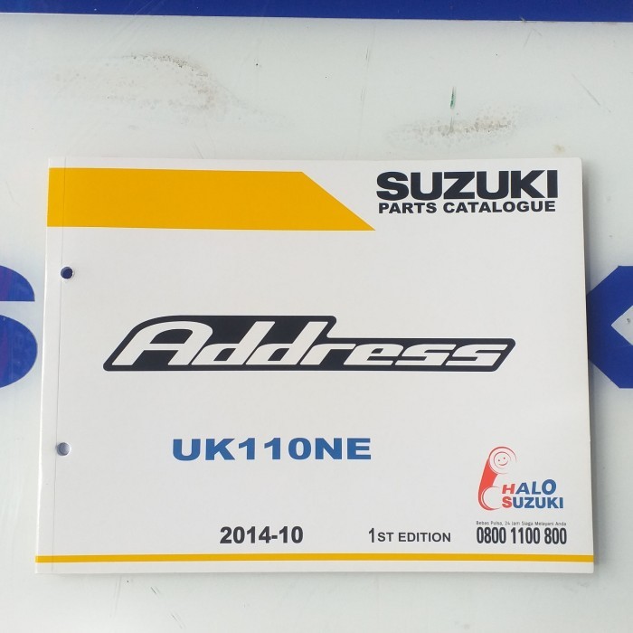 

Buku Part Katalog Suzuki Addres Asli Barang Langka