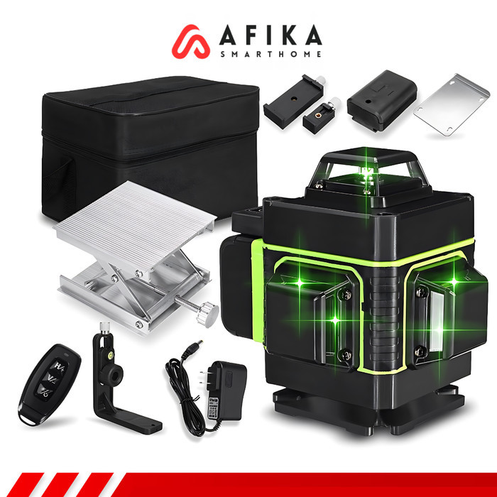 

newgan!! Laser Leveling 4D 16 Line Hilda Pakai Remot High Precision Waterproof