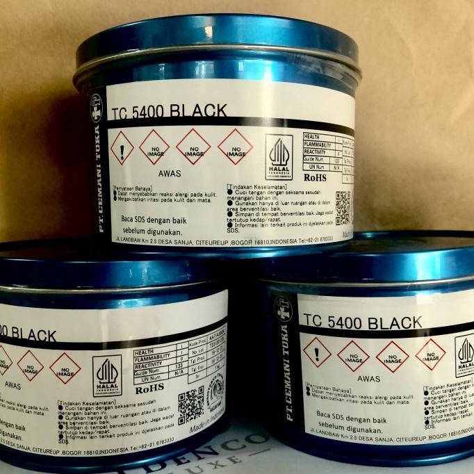

TERMURAH - Tinta Cetak , Cemani Toka , TC 5400 Black