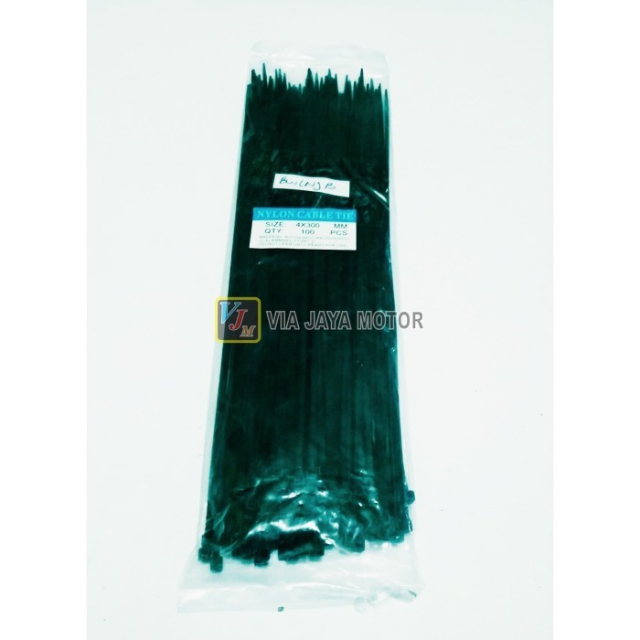 

Tali Ripet Kabel Ties 4 X 300 Mm 30 Cm 100 Pcs Hitam Elastis Kuat Barang Langka