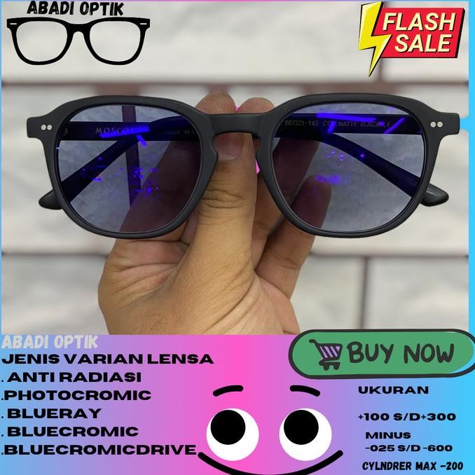 Kacamata Moscot Bilik Lensa Bluecromic