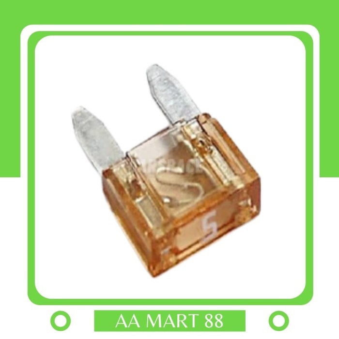 ```````] sekring / fuse mini 5A merk Flosser