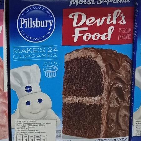 

~@~@~@~@] pillsburry devils food premium cake mix cup cake 432gr