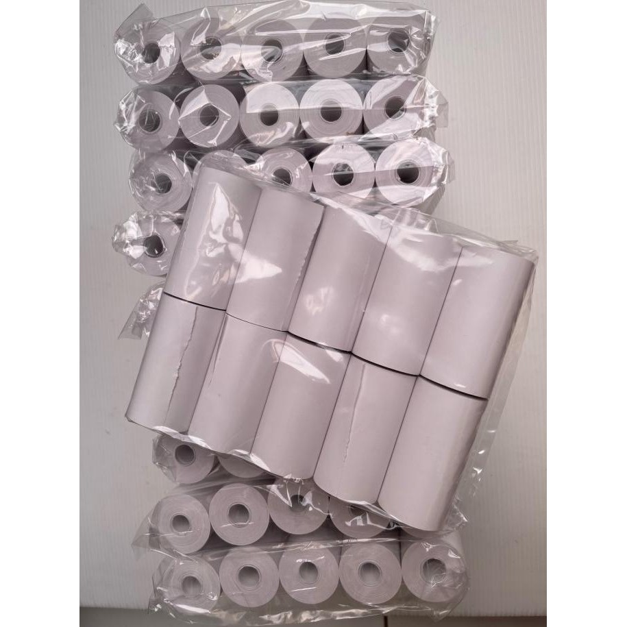 

(Isi 100Roll) Kertas Kasir Thermal Paper Roll 57 X 30 / 57X30 Polos Original Dan Terpercaya