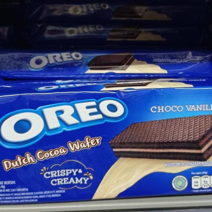 

/////] oreo wafer chrispy & creamy choco vanila 140gr