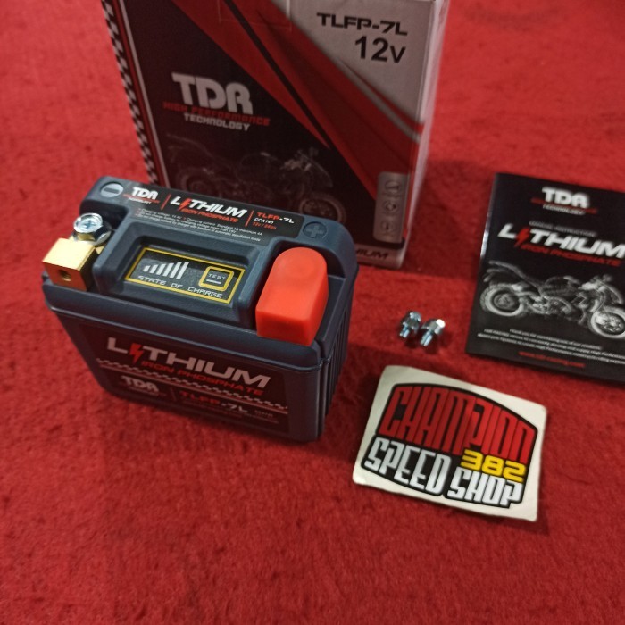 Aki TDR Lithium Iron TLFP-7L 12V All New NMAX 2020 2021 2022 Mio M3