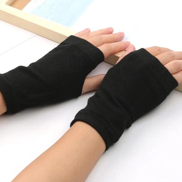 Sarung Tangan Kaos Tangan Akhwat Muslimah Handso Manset Katun Pd-01