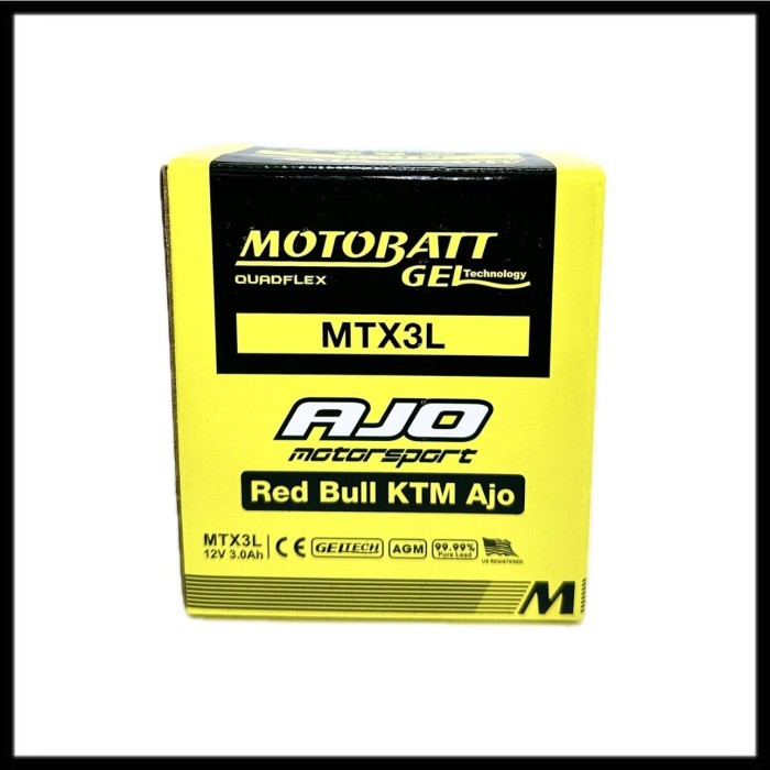 aki motobatt mtx3L Ninja R Rx king NSR Satria Hiu Original Aki kering