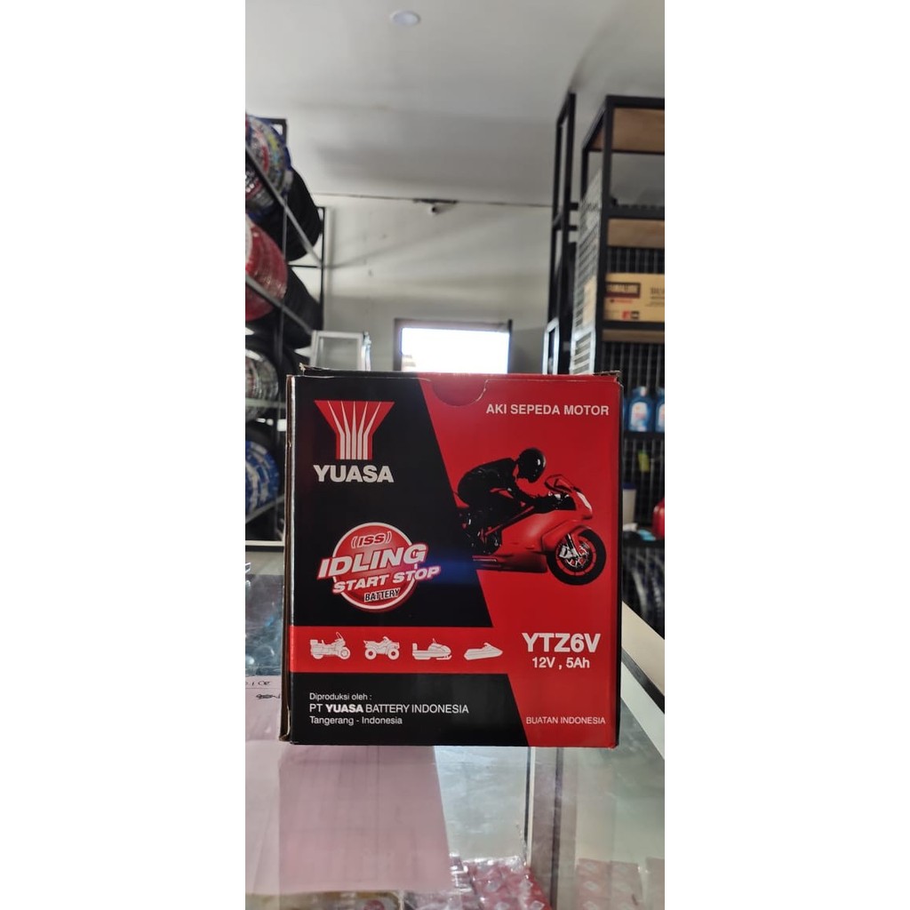 AKI MOTOR SATRIA FU / VARIO 125 150 Yuasa YTZ6V Aki Kering