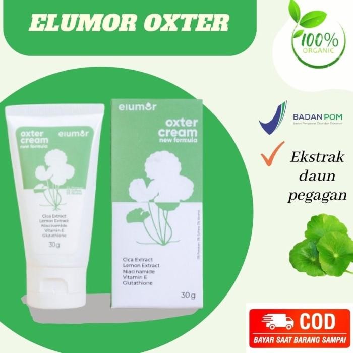 Oxter Cream Elumor Original Oxter Pemutih Ketiak Selangkangan Lipatan