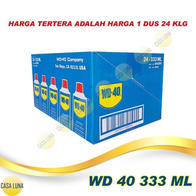 Wd-40 / Wd 40 / Wd40 Lubricant Spray 333 Ml Dus 24 Btl