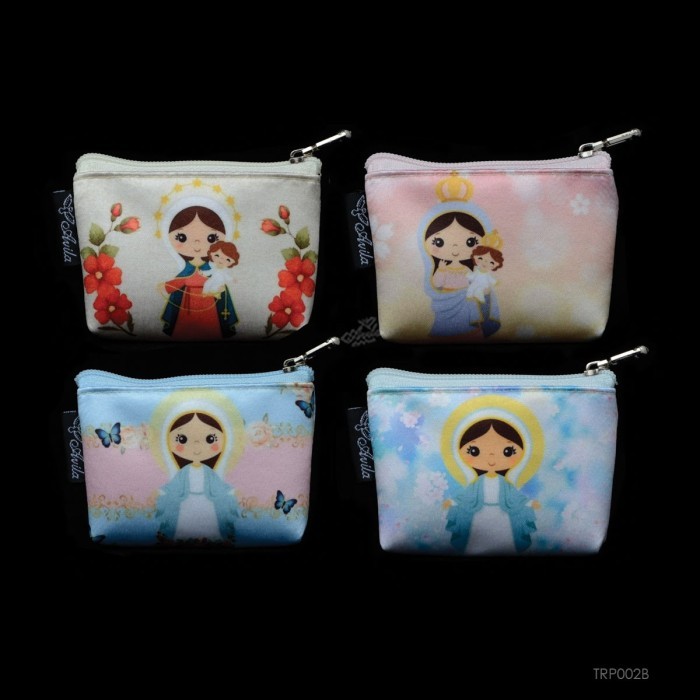 

Buruan serbu] Dompet Rosario Print Cartoon Rohani Katolik