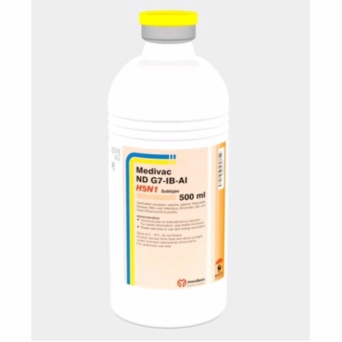 :=:=:=:=] Medivac ND G7 IB AI Emulsion 500ml Vaksin ayam terbaru