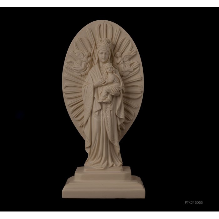 siap kirim] Patung Maria Bunda Penolong Abadi Warna Klasik Rohani Katolik