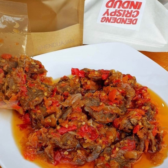 

Dendeng Basah / Moisty Balado Indud 500 Gram Terbaru