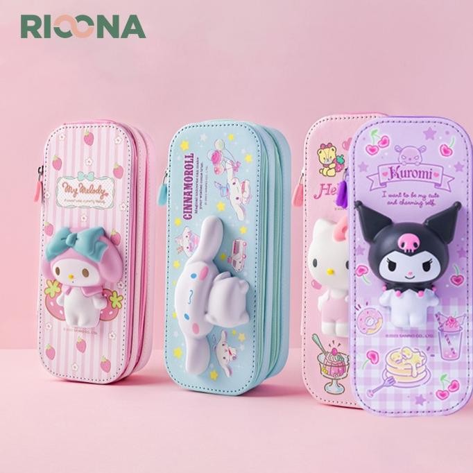 

TERMURAH - Tempat Pensil Squishy Sanrio Dua Susun Pen Holder Squishy