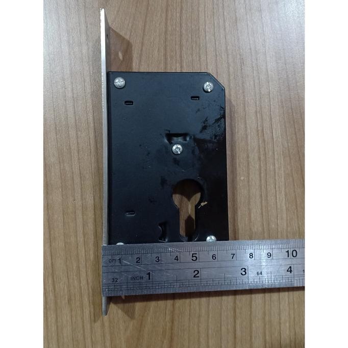 [ Rd ] Set Body Kunci Mortise Sliding Pintu Kayu Dengan Silinder Kunci