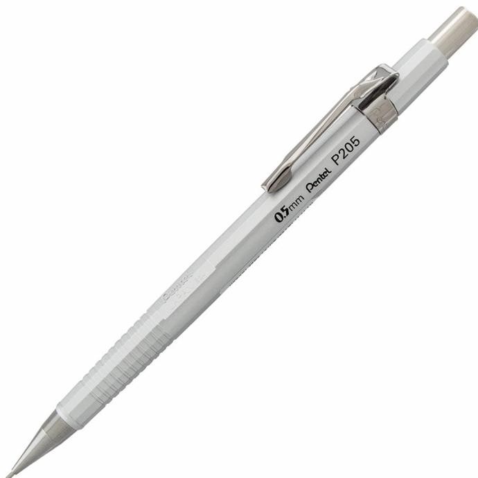 

TERMURAH - Pentel Sharp P205 0.5 Drafting Pencil - Silver