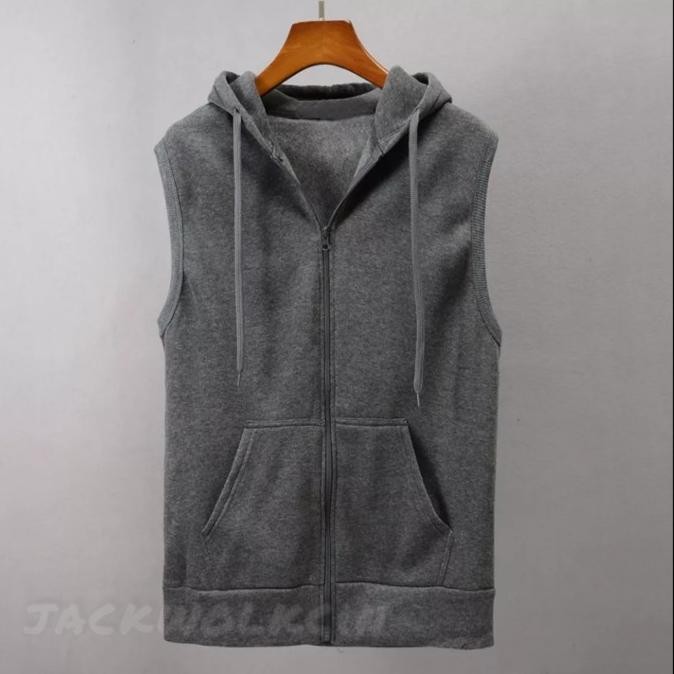 SWEATER HOODIE PRIA ROMPI HOODIE ZIPPER JUMBO