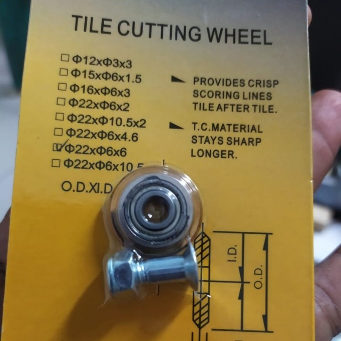 Terbaru Mata Pisau-Potong Keramik Geranit Muller