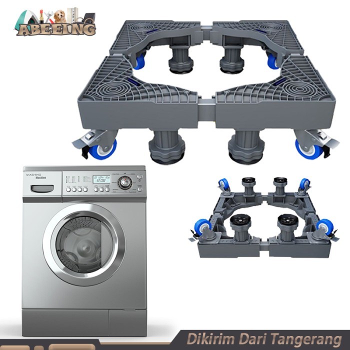 Cuci Gudang Adjustable Alas Kulkas Roda Kulkas 2 Pintu Dan 1 Pintu Alas Mesin Cuci