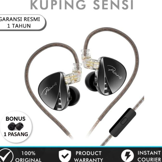 CCA Polaris In Ear Monitor Dual Cavity Dynamic Driver Wired Earphone
