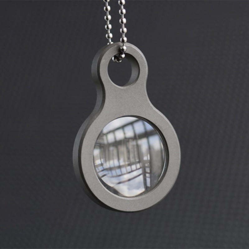 

Kaca Pembesar Paduan Titanium Portabel CNEDC Alat Luar Ruangan Pembesar Bertahan Hidup Berkemah |emL777nM|