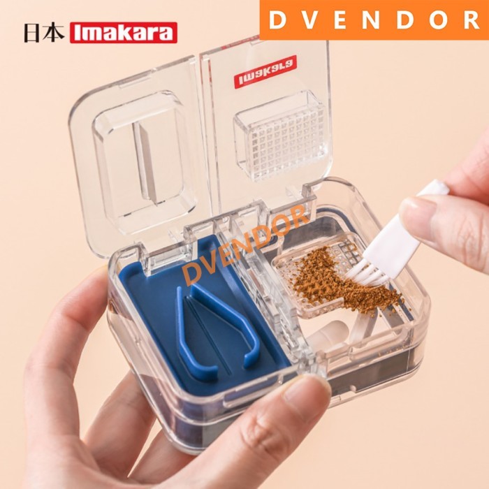 Kotak Plastik Penyimpanan Obat Pill Box Organizer Mika Imakara Square