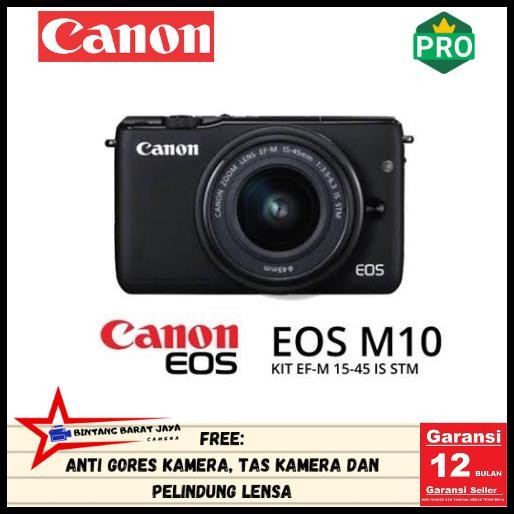 CANON EOS M10 KIT 15-45MM IS STM - KAMERA CANON EOS MIRRORLES ORIGINAL